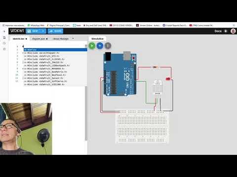 Microcontrolador Arduino con plataforma wokwi