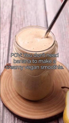 Pear Smoothie (no banana!)