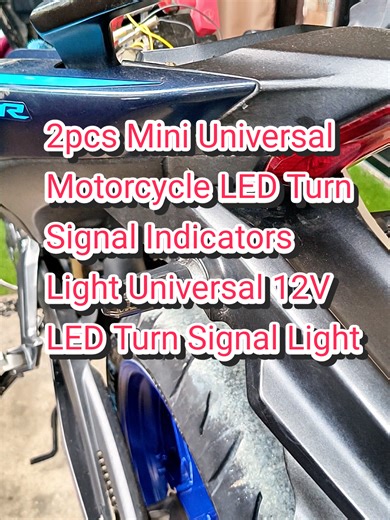 Universal 12V Mini Motorcycle LED Turn Signal Indicators