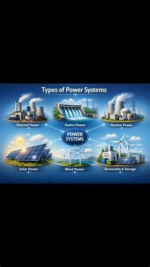 Types of Power System Electrical Engineering