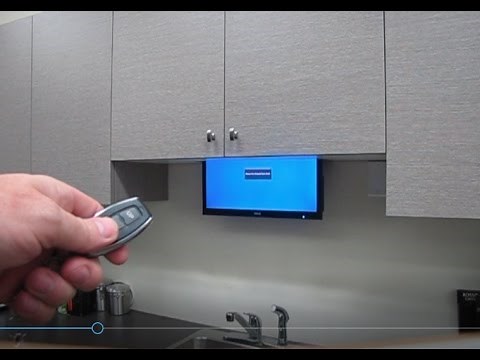 HOW TO MAKE A DROP DOWN TV LIFT IN UNDER AN HOUR FOR UNDER $350 - MOTORIZED TV LIFT MECHANISM