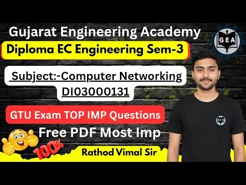💯Computer Networking TOP IMP Questions 2025🔥 | Diploma EC Sem-3 💯| DI03000131 GTU Most IMP📘✨#gtuexam
