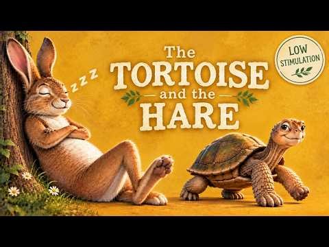 The Tortoise and the Hare 🐢🐇 | A Calming Bedtime Story for Kids