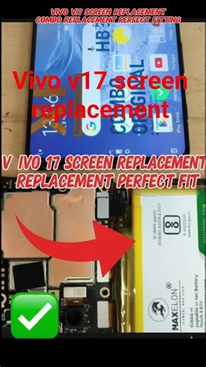 Vivo v17 screen replacement combo replacement perfect fitting 2026