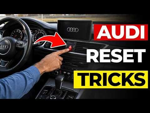 10 FREE Audi Resets That Fix Your Car Without a Dealer