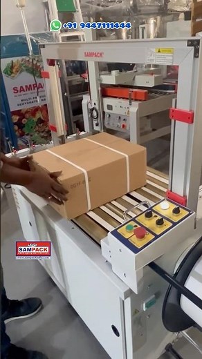 Automatic Box Strapping machine | Fully automatic Box Strapping machine