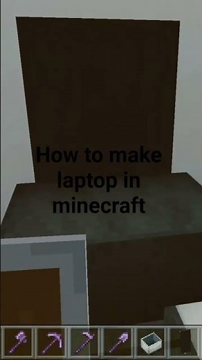 How to make laptop in minecraft