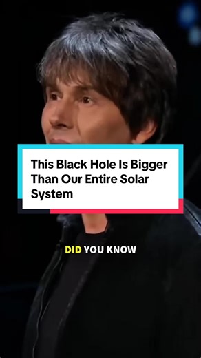 This Black Hole Is Bigger Than Our Entire Solar System #blackhole #ton618 #briancox #universe #creatorsearchinsights