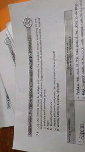 Worksheet 7 - TECHNOLOGY - GROUP WORK [INFORMAL]7.1 Use the c... | Filo