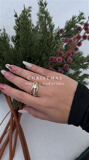 This stackable gold ring set is such a thoughtful gift idea for the girls who love timeless jewelry. The interlocked design gives that layered look without needing multiple rings, and it’s perfect for everyday wear or dressing up an outfit. Whether you’re shopping for a birthday, holiday, or just a “thinking of you” gift, this is one of those pieces that feels classic, dainty, and easy to love. Linked under my video 🤍 #TikTokShop #GiftIdeas #JewelryTok #GiftForHer #HolidayGifts