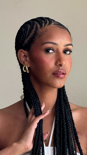 Trying the hardest hairstyle I’ve ever tried, freestyle cornrows! This one was definitely worth the headache💗 For the braiders out there, I need some tips! How do I not lose my part as I am braiding? I find that my parts start to look not as defined and messy while I’m braiding. Any advice? 💗😘 ##freestylebraider##cornrowstyles