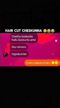 hair cut cheskunna 🧟👶🏻😂#love#comedy #funny #funnyfight #foryou #vairal #jesshu