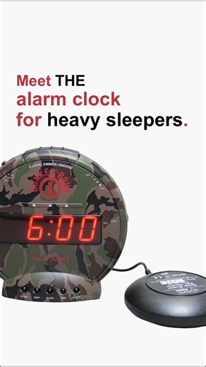 WAKE-UP CALL! Tired of sleeping through alarms? Meet the Sonic Bomb, designed for deep sleepers like you! Engineered to ensure you never miss a morning again: • 113dB Extra-Loud Alarm (like a rock concert!) • Powerful Bed Shaker: shakes you awake • Built-in Flashing Lights: breaks through heavy REM cycles Don't be late! Take control with the world's most aggressive wake-up system. Get your Sonic Bomb today and start waking up on time! | Sonic Alert
