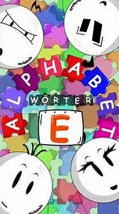 The letter E: Egg, hen & hare | Learning sounds for children. Learn the German alphabet