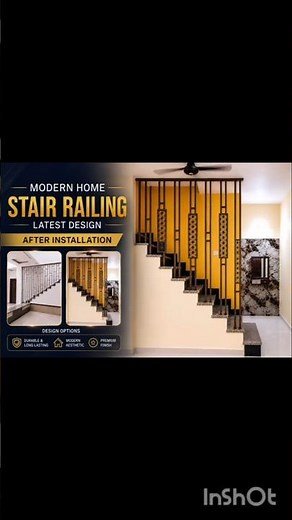 Modern Stair Railing Design for Home | Latest MS Partition Railing 2026