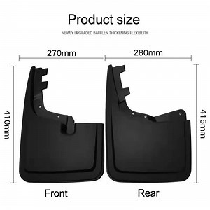 [Hot Item] 4PCS Car Mud Flaps Splash Guard Fender Mudguard for Sedan and Suvs