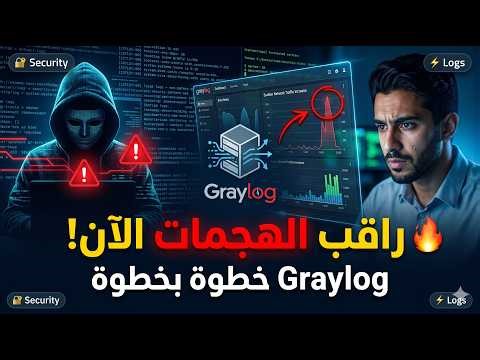 ⚠️ دليلك العملي لإعداد Graylog خطوة بخطوة — راقب الهجمات واكتشف الأخطاء قبل فوات الأوان 📊