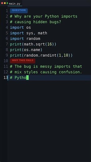 This Fails Every Interview: Why are your Python imports causing hidden bugs?