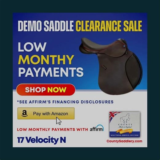 COUNTY SADDLES - DEMO SADDLE SALE
