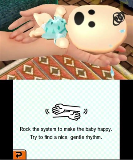 Tomodachi Life - Rocking A Baby On A Computer For The MILLIONTH TIME