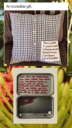 A Creative Memory Pillow That Turns Old Shirts Into Love-Filled Keepsakes 💙