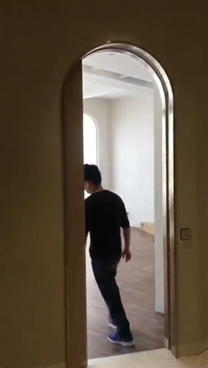 Motorized pocket sliding door, linear magnetic drive sliding system has slim track