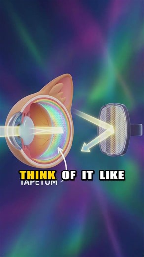 How do cats see so well at night?
