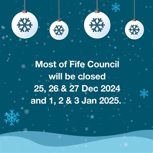 7.4K views · 21 reactions | Just a quick reminder: Fife Council will be open on Monday, 23 December, and Tuesday, 24 December. Check out our short video for dates of when the council will be closed over the holidays, changes to bin collections and recycling centre opening dates. | Fife Council | Facebook
