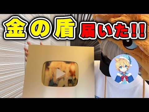 【実写】金の盾が届きました【お知らせあり】