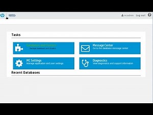 HP Vertica database Management Console Installation