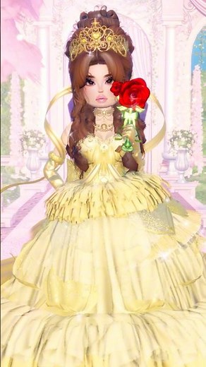 DISNEY PRINCESS RAINBOW CHALLANGE IN DRESS TO IMPRESS #dresstoimpress #dti #roblox #codes #dtiupdate