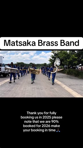 Matsaka Brass Band Booking Availability for 2025-2026
