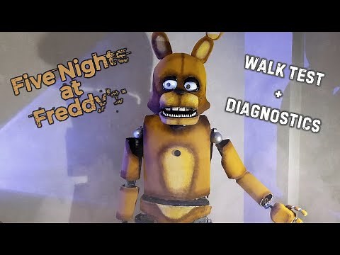 Real FNAF SpringBonnie Walk Test and Diagnostics