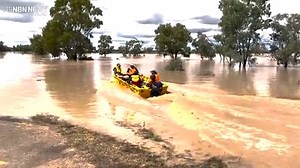Damage assessors are now going through flood-ravaged homes in Gunnedah, with the Namoi River falling further. In Wee Waa, the water remains at major flood level - but the levee is thankfully keeping the town dry. | NBN Television