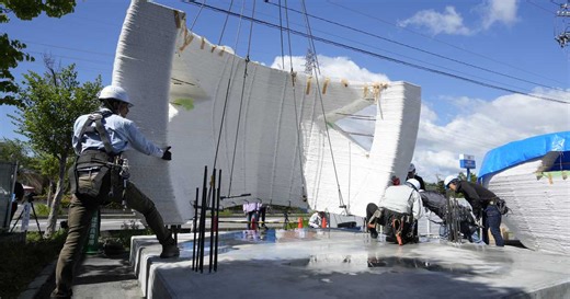 【動画】【活写２０２３】２４時間で完成、３Ｄプリンターの家