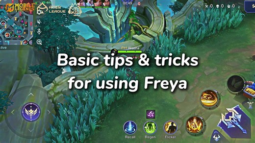 Basic tips and tricks for using Freya #PHMCBAcesLeague #MLBB #MLBBStarlight #MLBBNewSkin