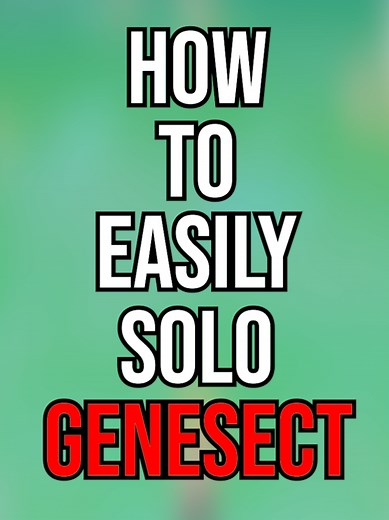 This is how to Solo the 5 star Genesect Raid in Pokemon GO. If you don't have any of these counters it is worth trying with any level 40 fire type tbh. #pokemongoupdate #pokemongodaily #pokemongotips #pokemongoraid #pokemongotiktok