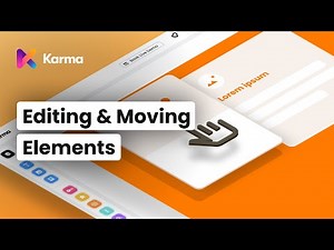 Editing & Moving Elements | Karma Basic Tutorial