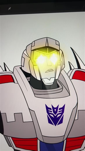 Megatron Admires Beautiful Eyes in Fanart