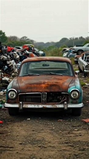 “Rusty Scrap Car Transforms Into Luxury Supercar in 30 Seconds!”
