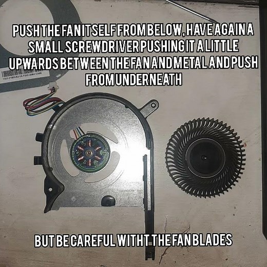 How to fix a rattling fan in a Asus FX505DV TUF gaming laptop (read bio)