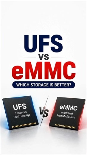 UFS Storage vs eMMC Storage | Which Is Better?