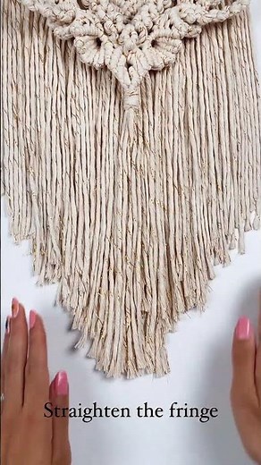 QUICK & DIRTY Tip: The Precise Macrame "V-SHAPE"