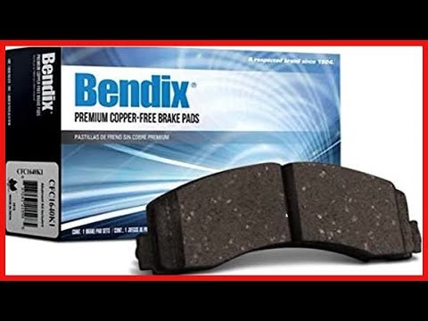 Quality product - Bendix CFC1324 Premium Copper Free Ceramic Brake Pad (with Installation Hardware