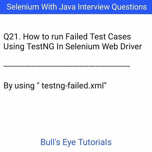 How to run Failed Test Cases in TestNG in Selenium WebDriver | TestNG Tutorial | #selenium #shorts