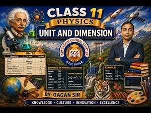 Class 11TH PHYSICS:UNIT & DIMENSION