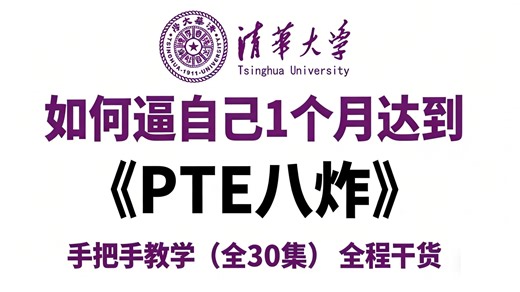 【全258集】up已经替大家付费了，价值2w的PTE零基础入门教程，2026最细自学PTE全套教程，就不信你再学不会！