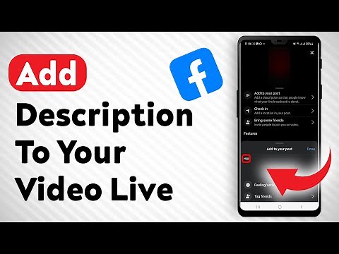 How To Add Description To Your Video live on Facebook - Full Guide