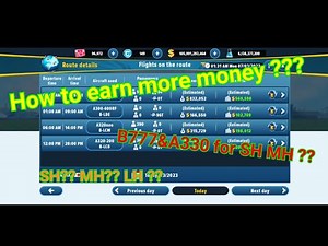 Airlines Manager | How to earn more money ? #Tips17