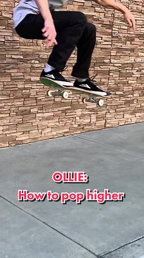 Very helpful tip whether you’re learning how to ollie or how to ollie higher. 💥 Link in Bio to watch the full tutorial on our channel! #howtoolliehigher #ollietutorial #ollietips #howtoollie #ollietricktip #ollie #skateboardingtutorials #skateboardtutorials #skatetips #skateboardingtips #skateboardtips #skatetutorial #skatetutorials #howtoskate #howtoskateboard #skate #skateboarding #tipsskate #skatetips4u #skatetricktips #tomstutorials